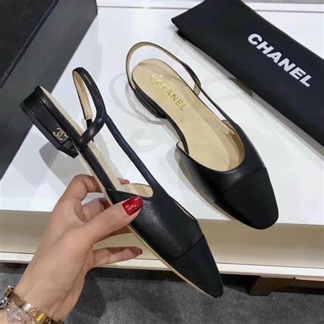 chanel slingback flats.